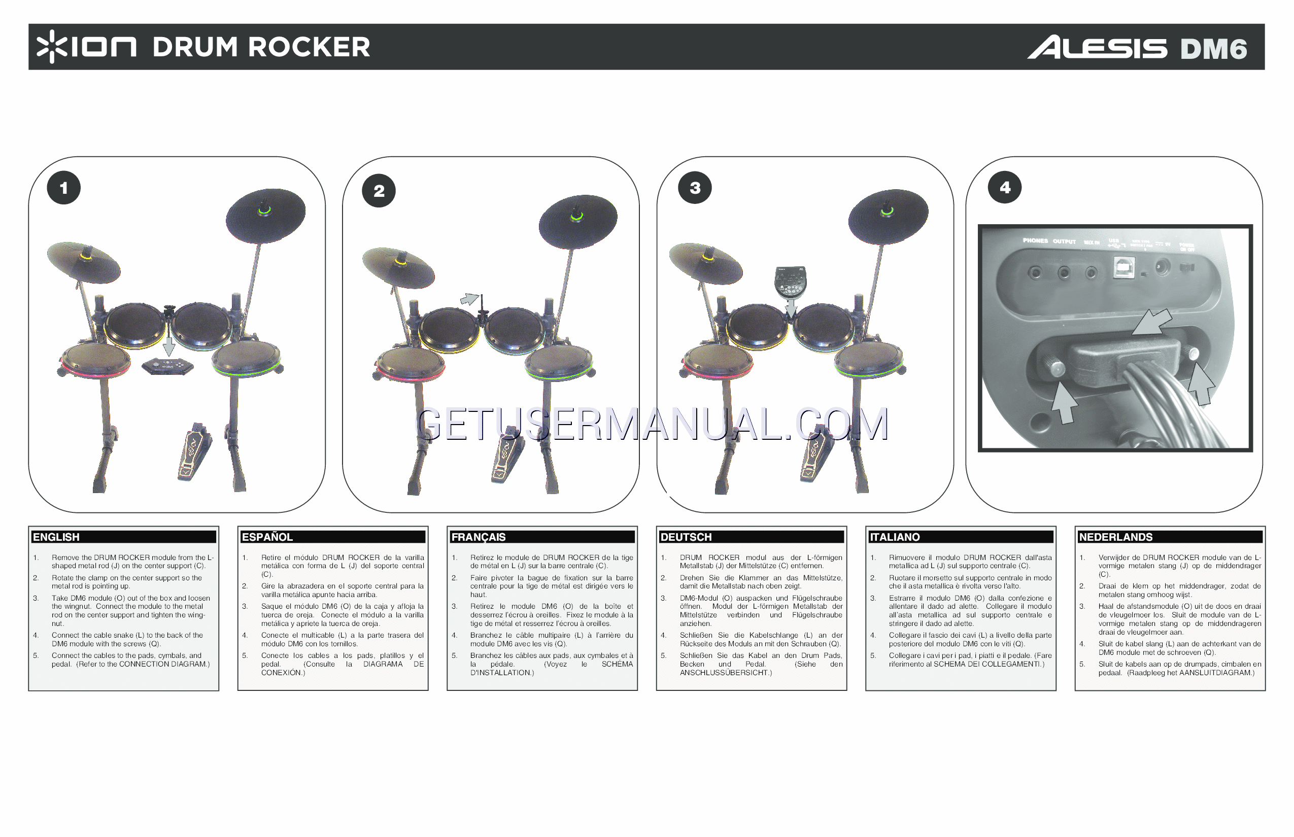 Alesis Drums DM6 Installation Manual download free